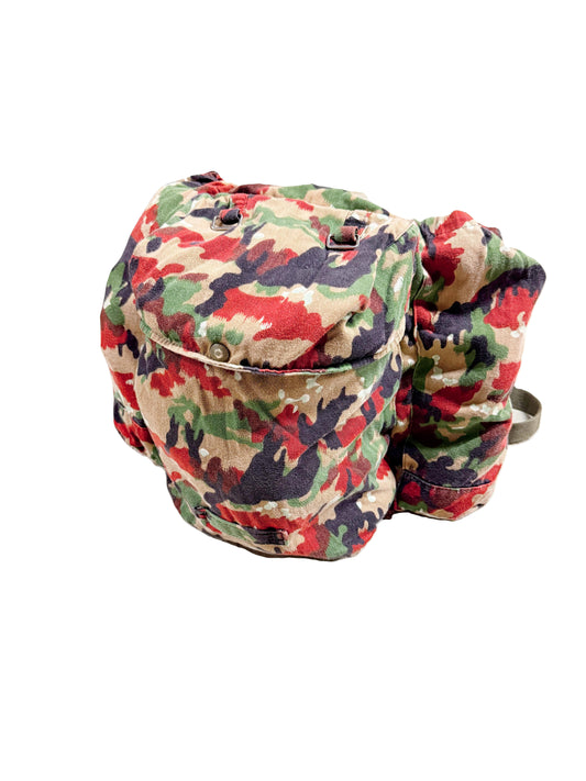Swiss M70 Camo Rucksack With Straps (Used)